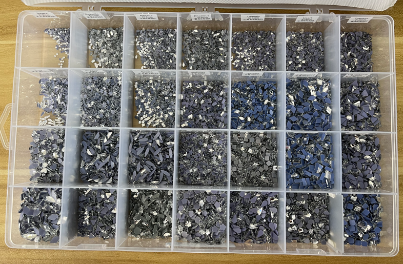 Lead-free shaped MC hotfix rhinestones
