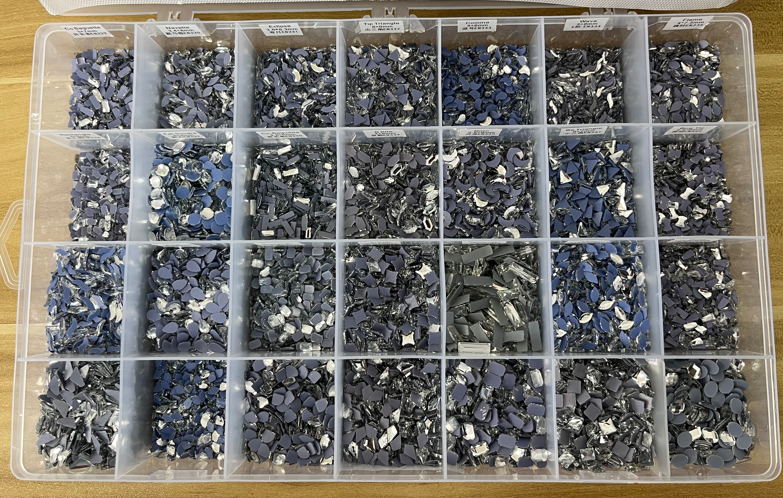 Lead-free shaped MC hotfix rhinestones