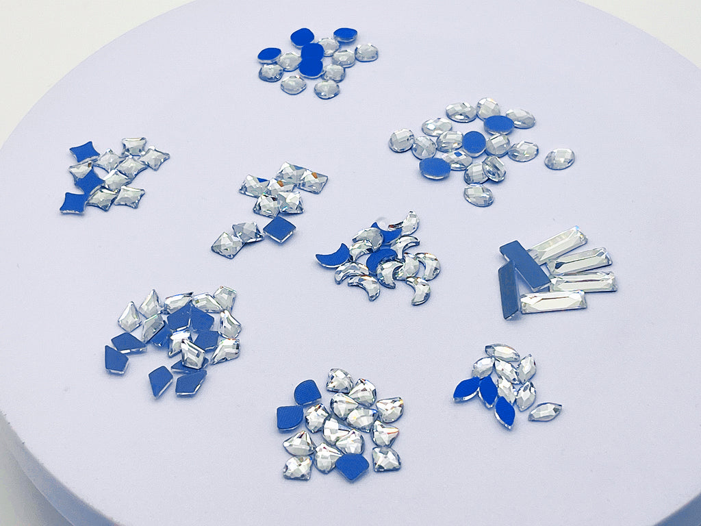 Lead-free shaped MC hotfix rhinestones