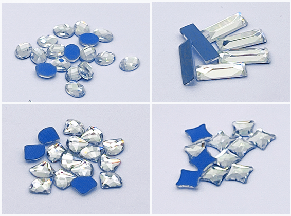 Lead-free shaped MC hotfix rhinestones